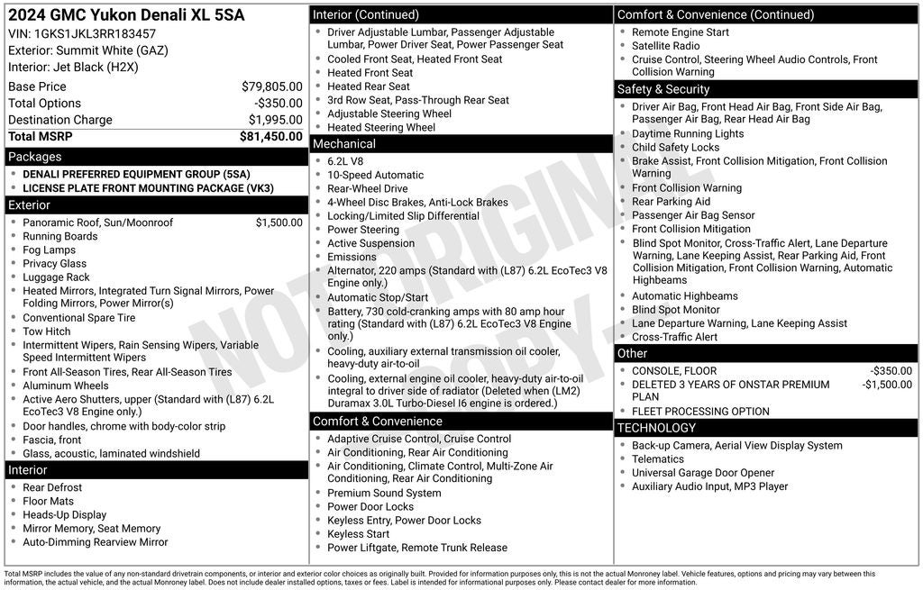 2024 GMC Yukon XL Denali