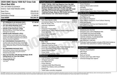 2020 GMC Sierra 1500 SLT