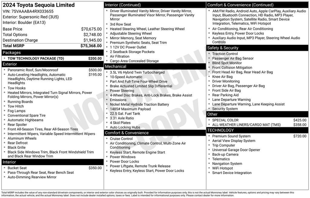 2024 Toyota Sequoia SR5