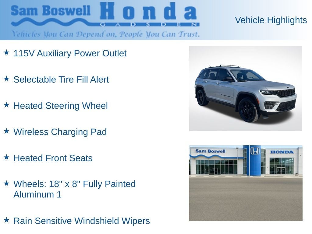 2024 Jeep Grand Cherokee Altitude X