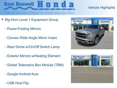 2022 RAM 1500 Big Horn/Lone Star