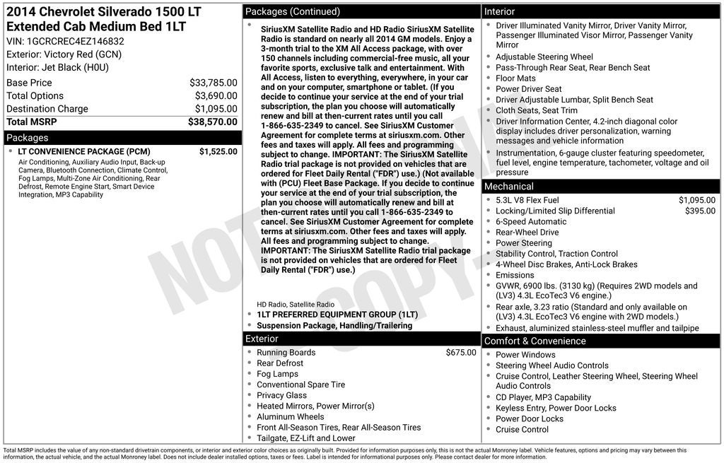 2014 Chevrolet Silverado 1500 LT LT1