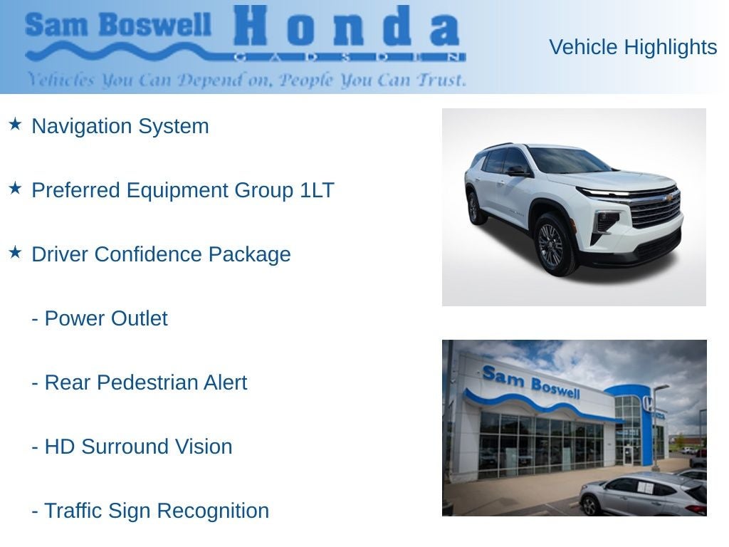 2025 Chevrolet Traverse LT 1LT