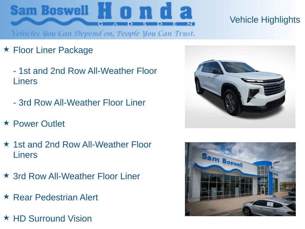 2025 Chevrolet Traverse LT 1LT