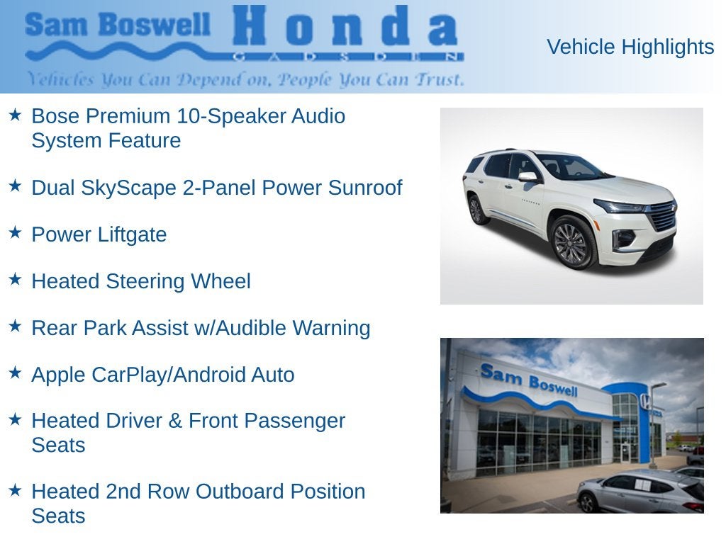 2022 Chevrolet Traverse Premier