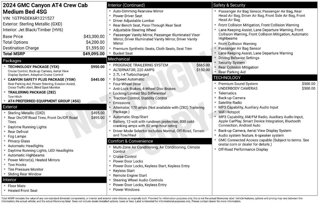 2024 GMC Canyon AT4