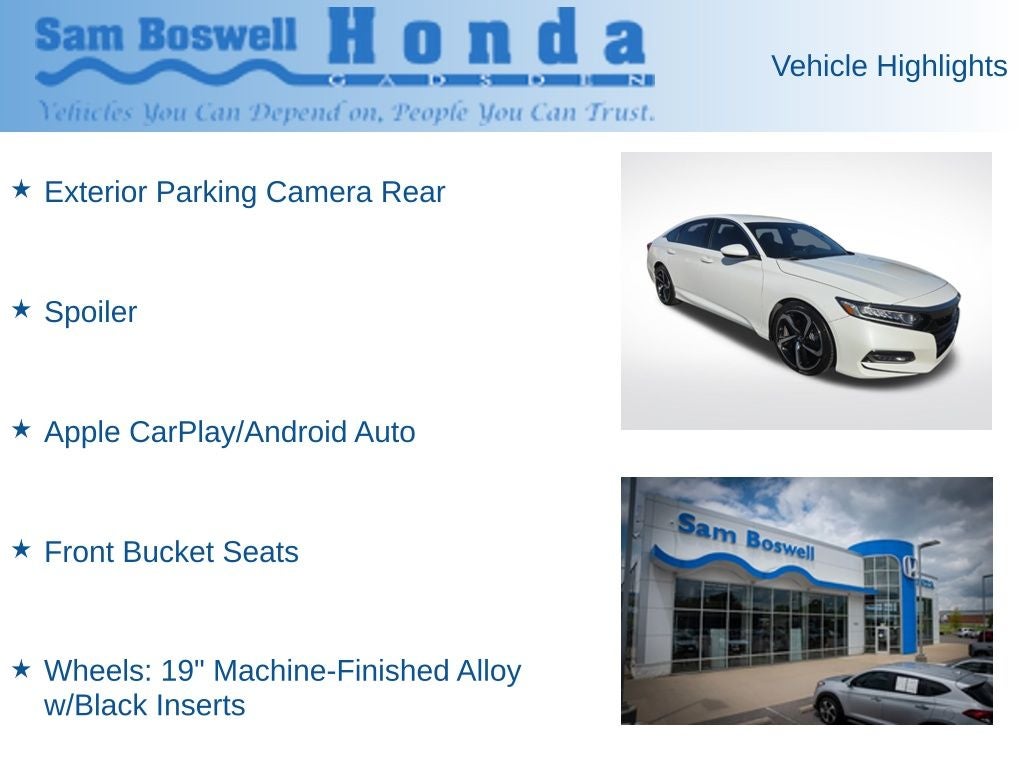 2019 Honda Accord Sport