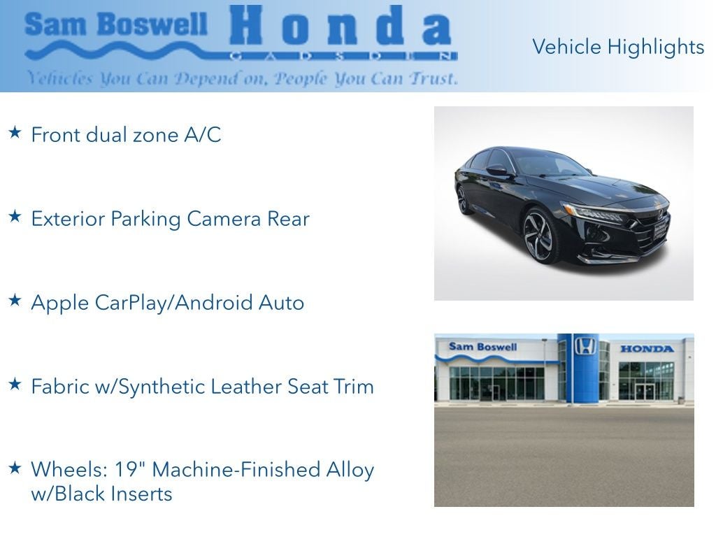 2022 Honda Accord Sport