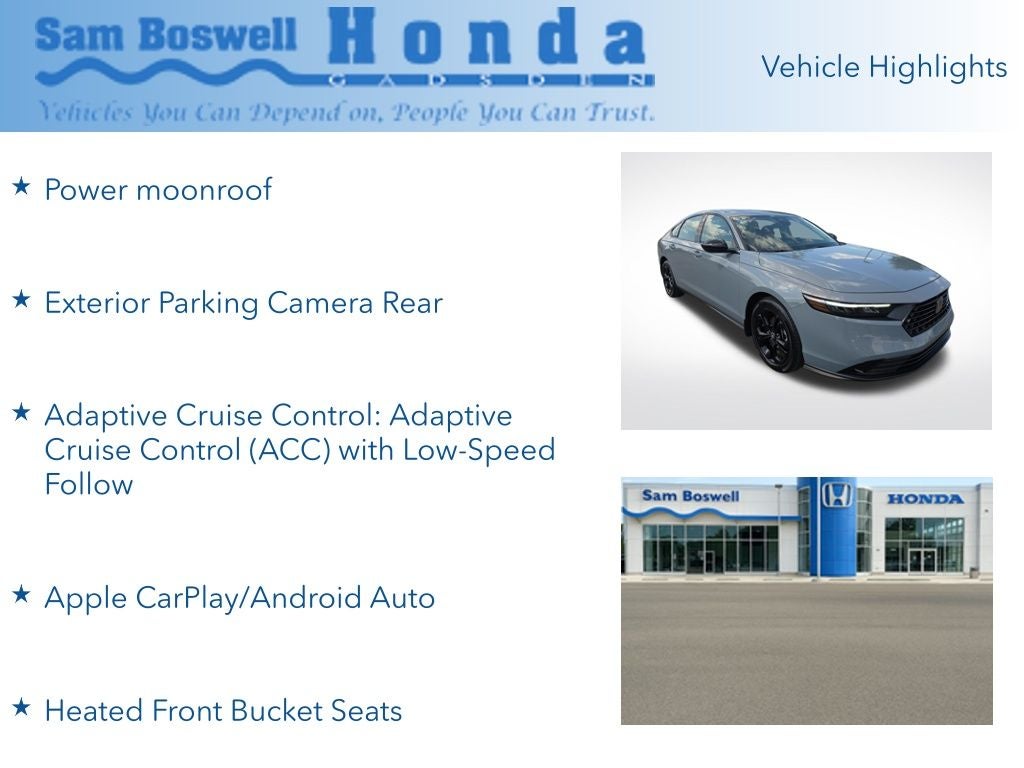 2025 Honda Accord SE