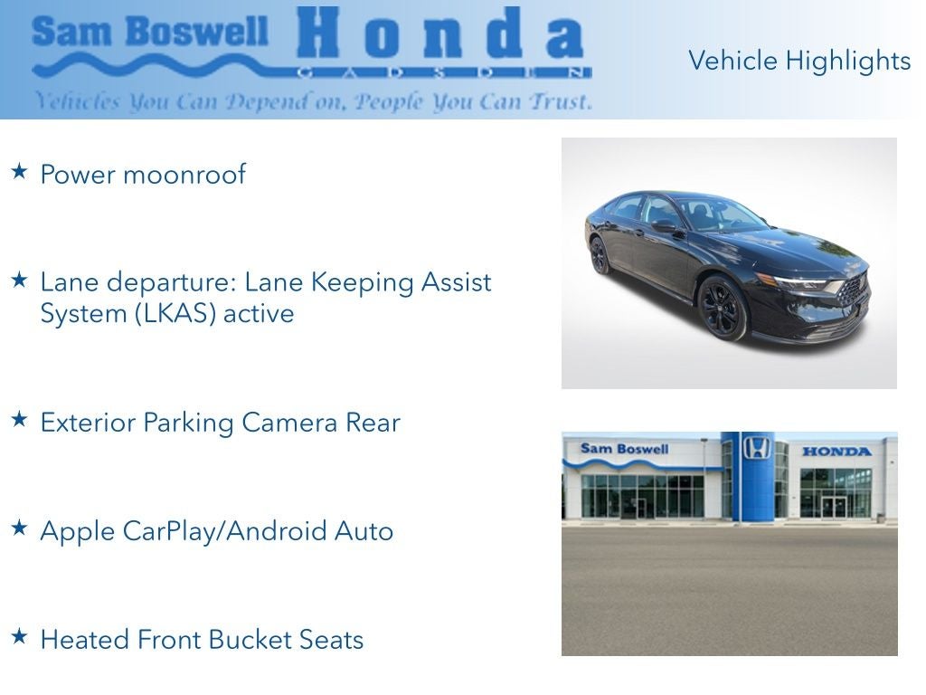 2025 Honda Accord SE
