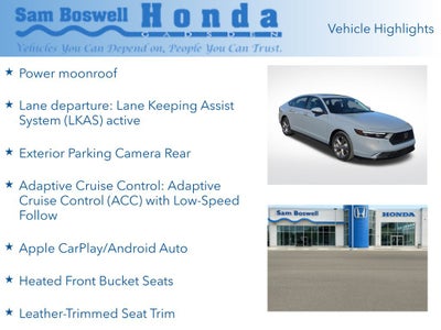 2024 Honda Accord Hybrid EX-L