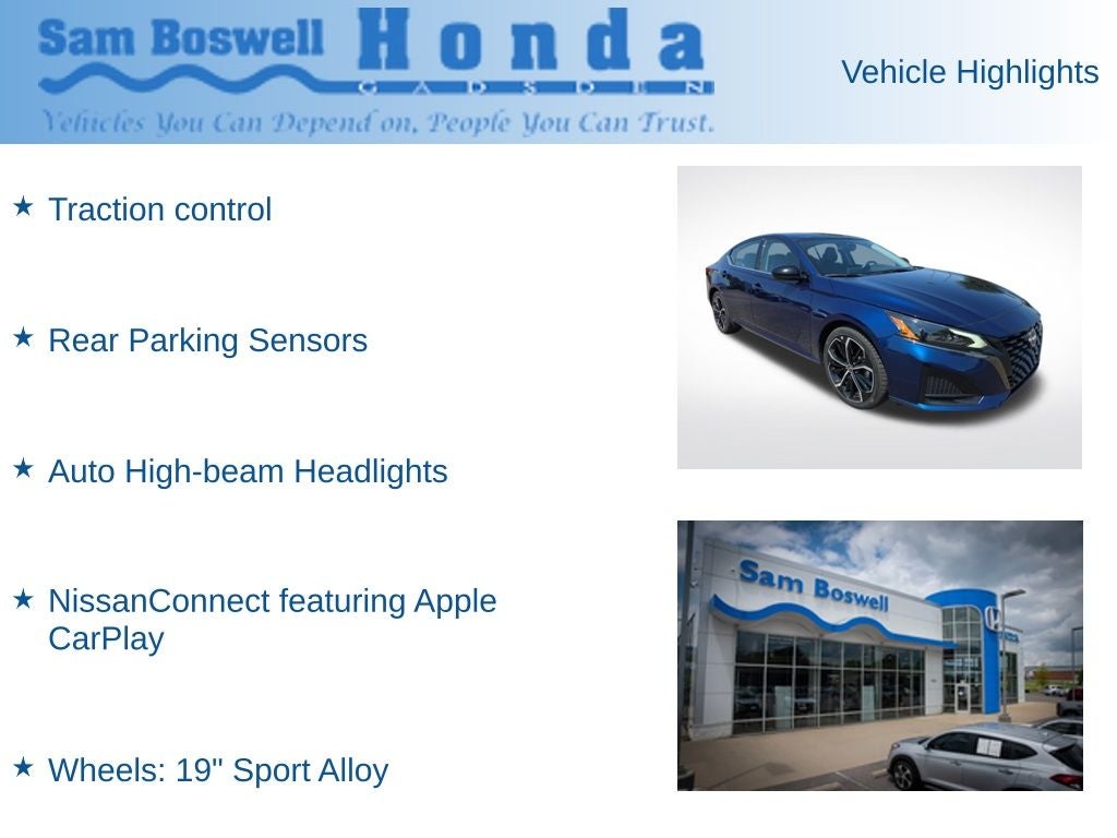 2024 Nissan Altima 2.5 SR