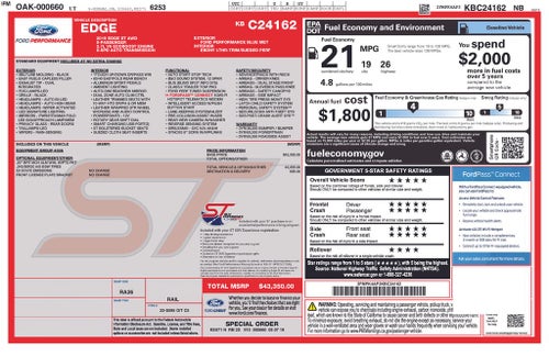 2019 Ford Edge ST