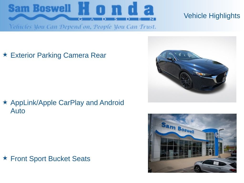 2024 Mazda Mazda3 2.5 S Select Sport