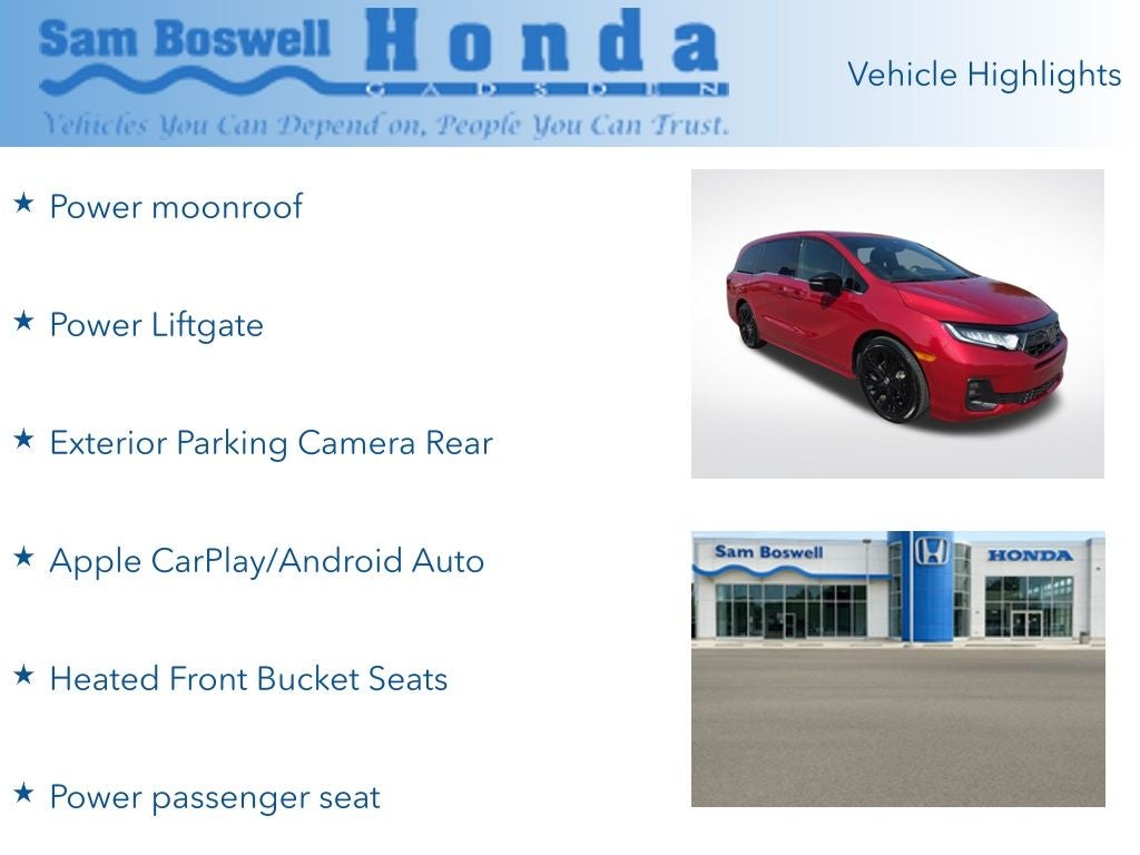 2026 Honda Odyssey Sport-L