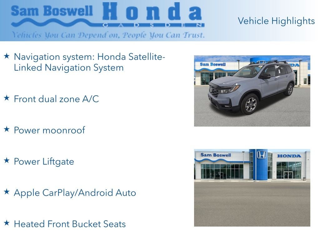 2023 Honda Passport TrailSport