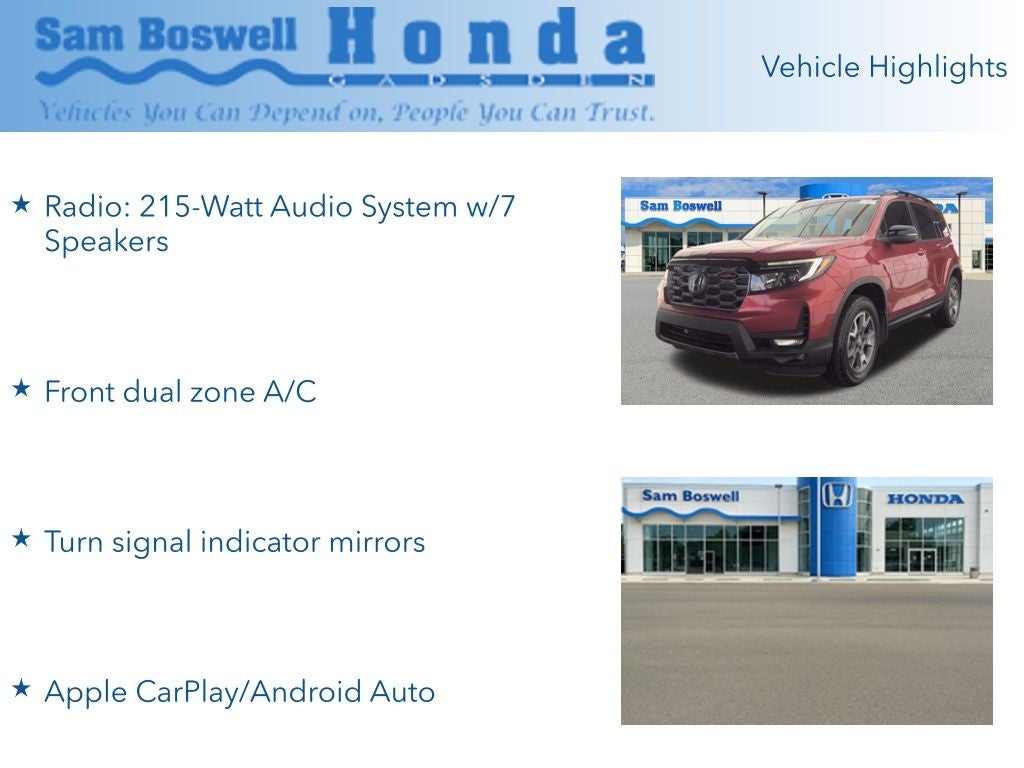 2022 Honda Passport TrailSport