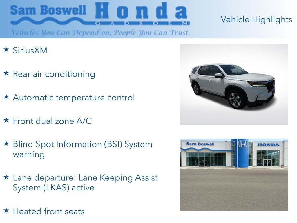 2025 Honda Pilot EX-L