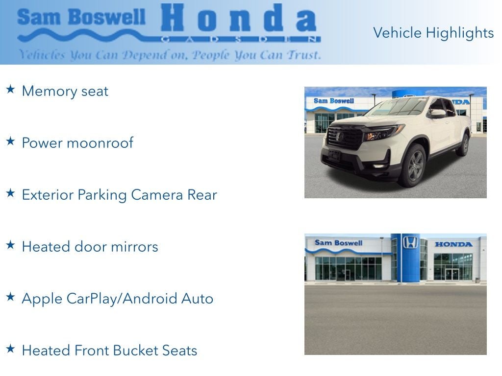 2023 Honda Ridgeline RTL