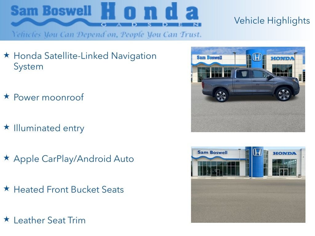 2019 Honda Ridgeline RTL-T