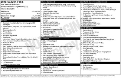 2026 Honda CR-V EX-L