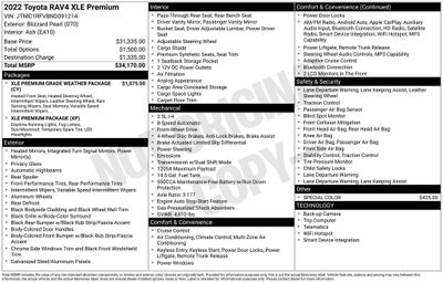2022 Toyota RAV4 XLE Premium