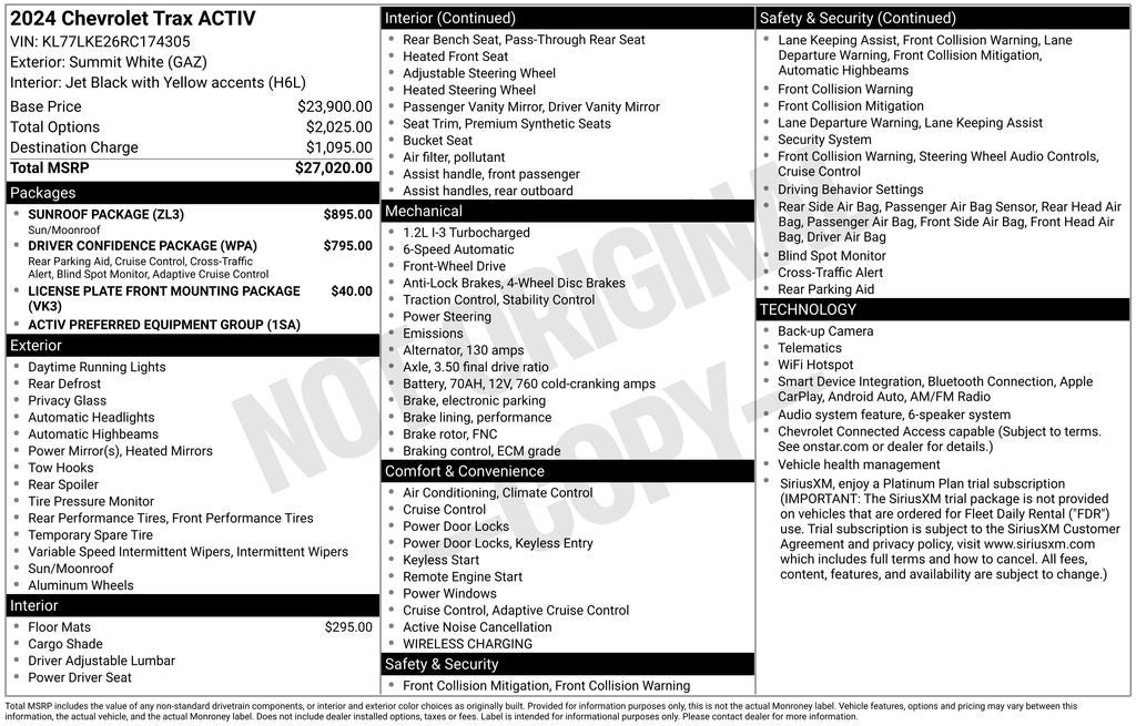 2024 Chevrolet Trax ACTIV