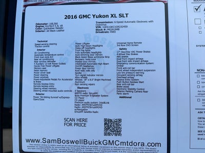 2016 GMC Yukon XL SLT