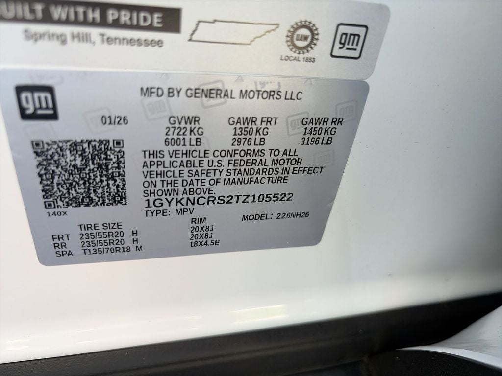 2026 Cadillac XT5 Premium Luxury