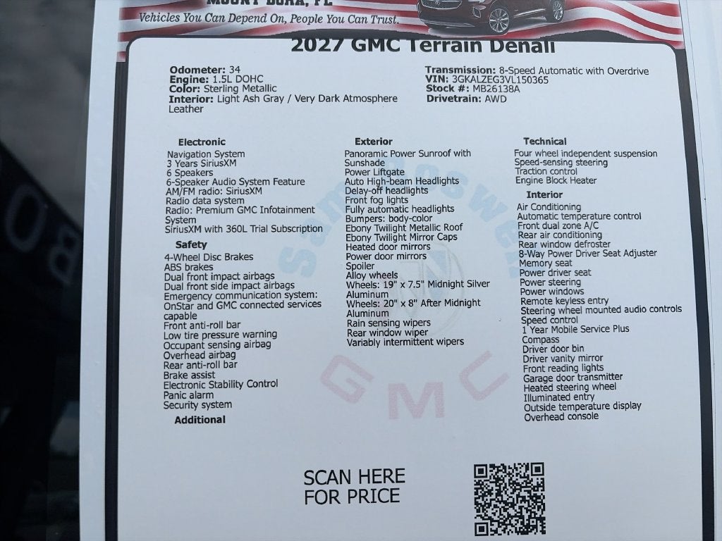 2027 GMC Terrain Denali