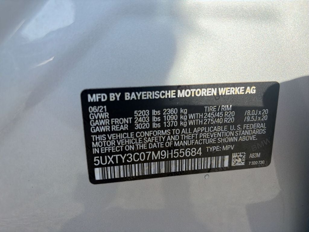 2021 BMW X3 sDrive30i