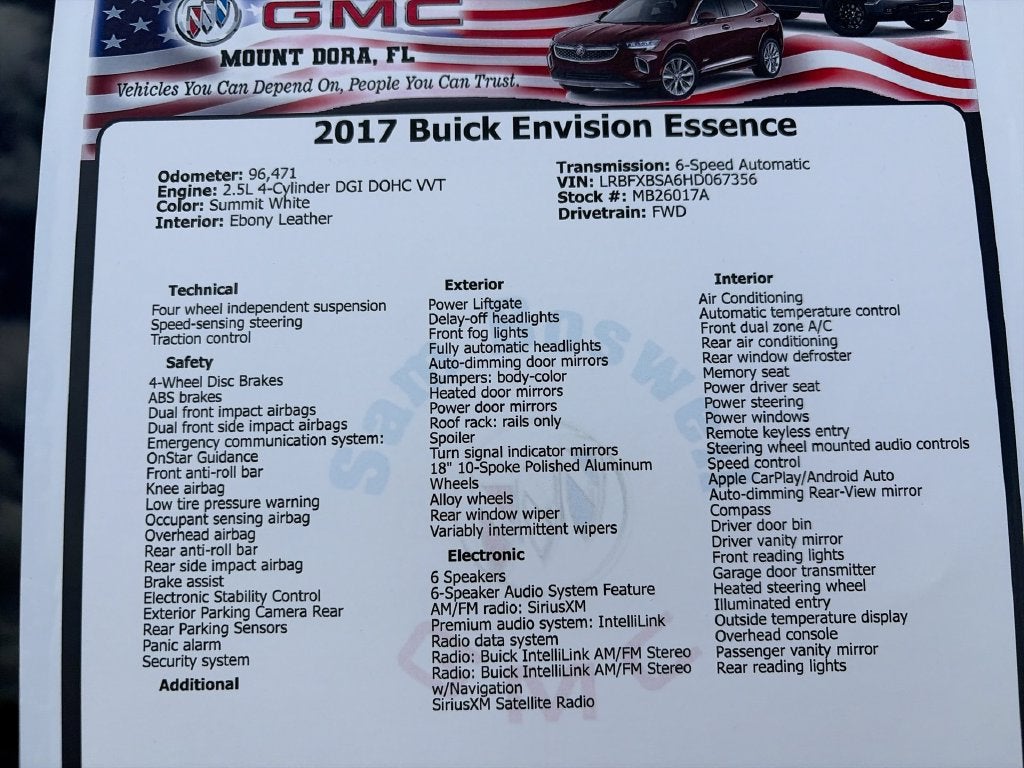 2017 Buick Envision Essence