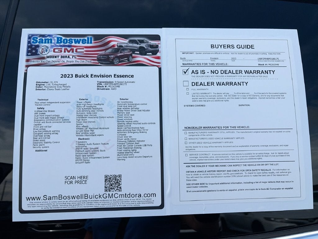 2023 Buick Envision Essence
