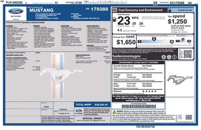 2019 Ford Mustang EcoBoost Premium