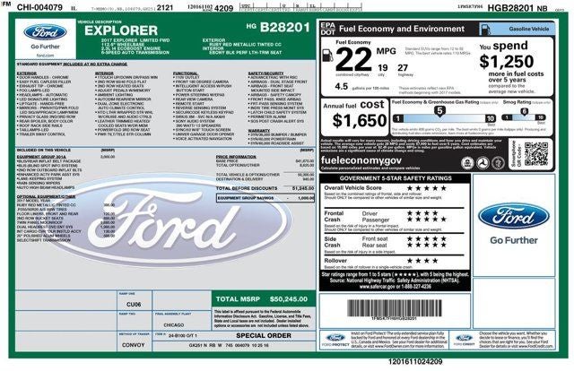 2017 Ford Explorer Limited
