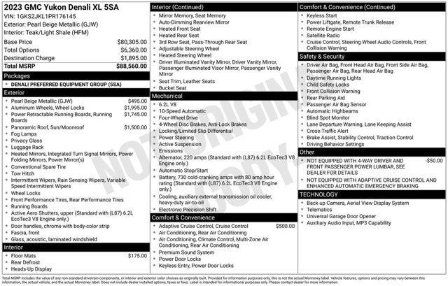 2023 GMC Yukon XL Denali