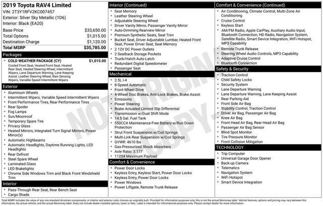 2019 Toyota RAV4 Limited