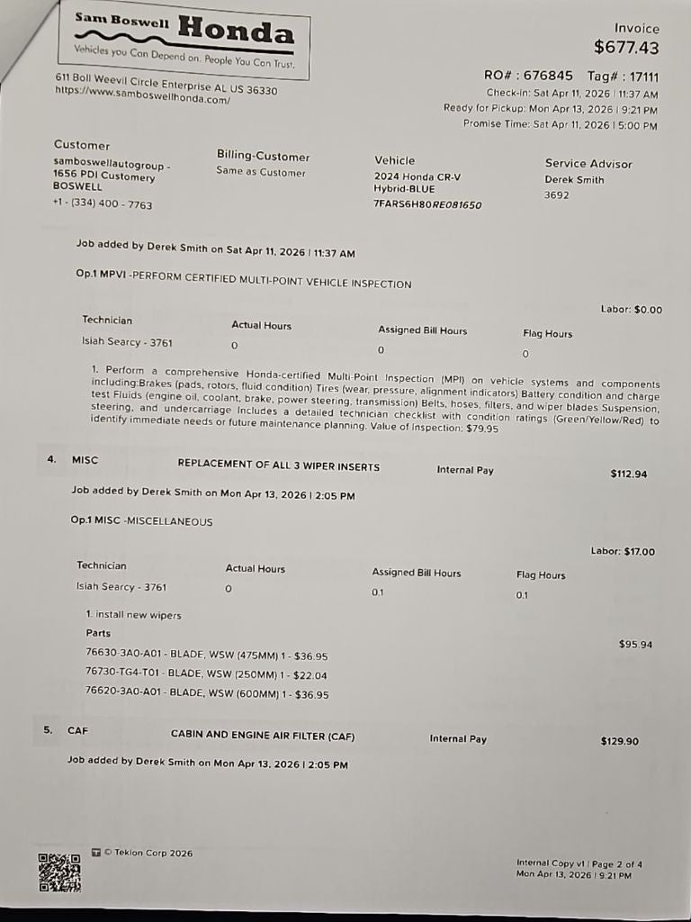 2024 Honda CR-V Hybrid Sport-L