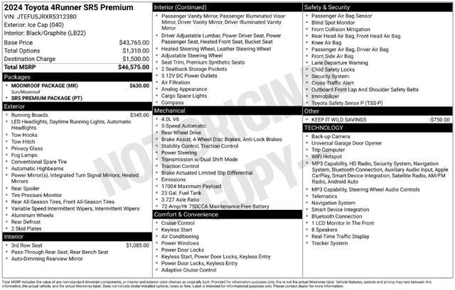 2024 Toyota 4Runner SR5 Premium