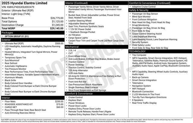 2025 Hyundai Elantra Limited