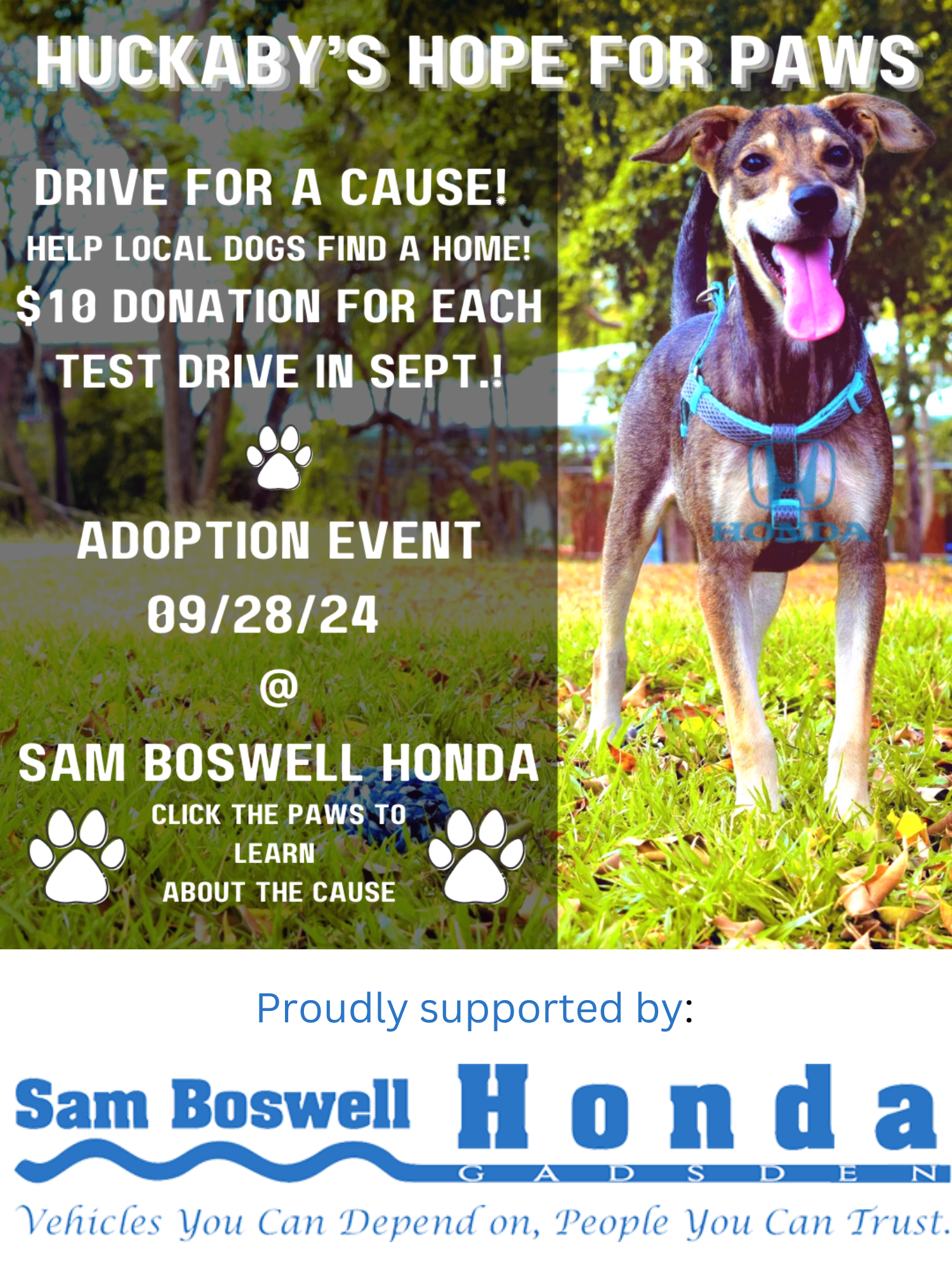 Huckaby's Hope For Paws