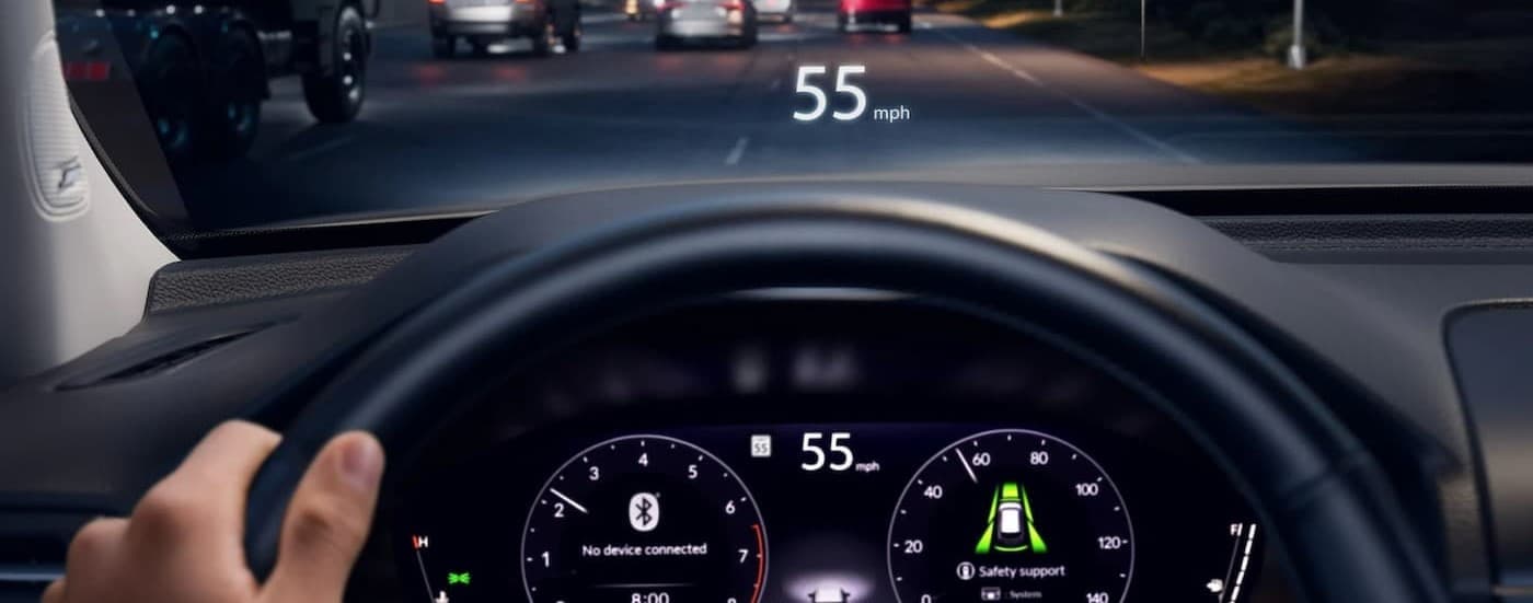 Digital dash in a 2025 Honda Pilot.